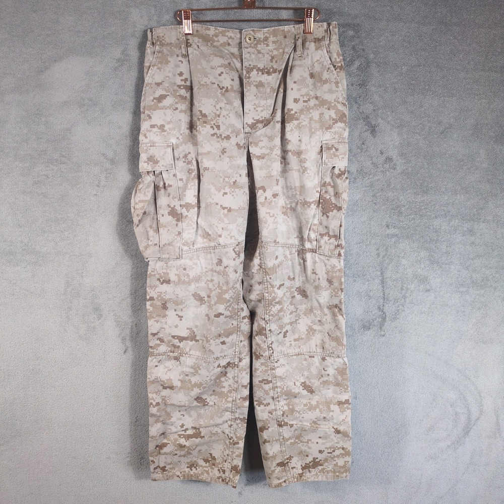 USMC MARPAT Desert Digital Camo Cargo Combat Trousers Medium Regular